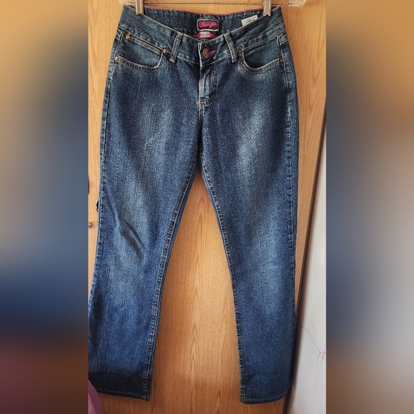 Wrangler Blue Skinny Jeans Classic Style - Picture 1 of 6